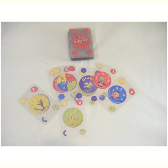 Cranium Zigity Card Game in Collectible Tin Case - Picture 4 of 6